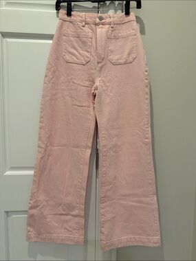 ROLLA'S Pink Wide Leg Jeans